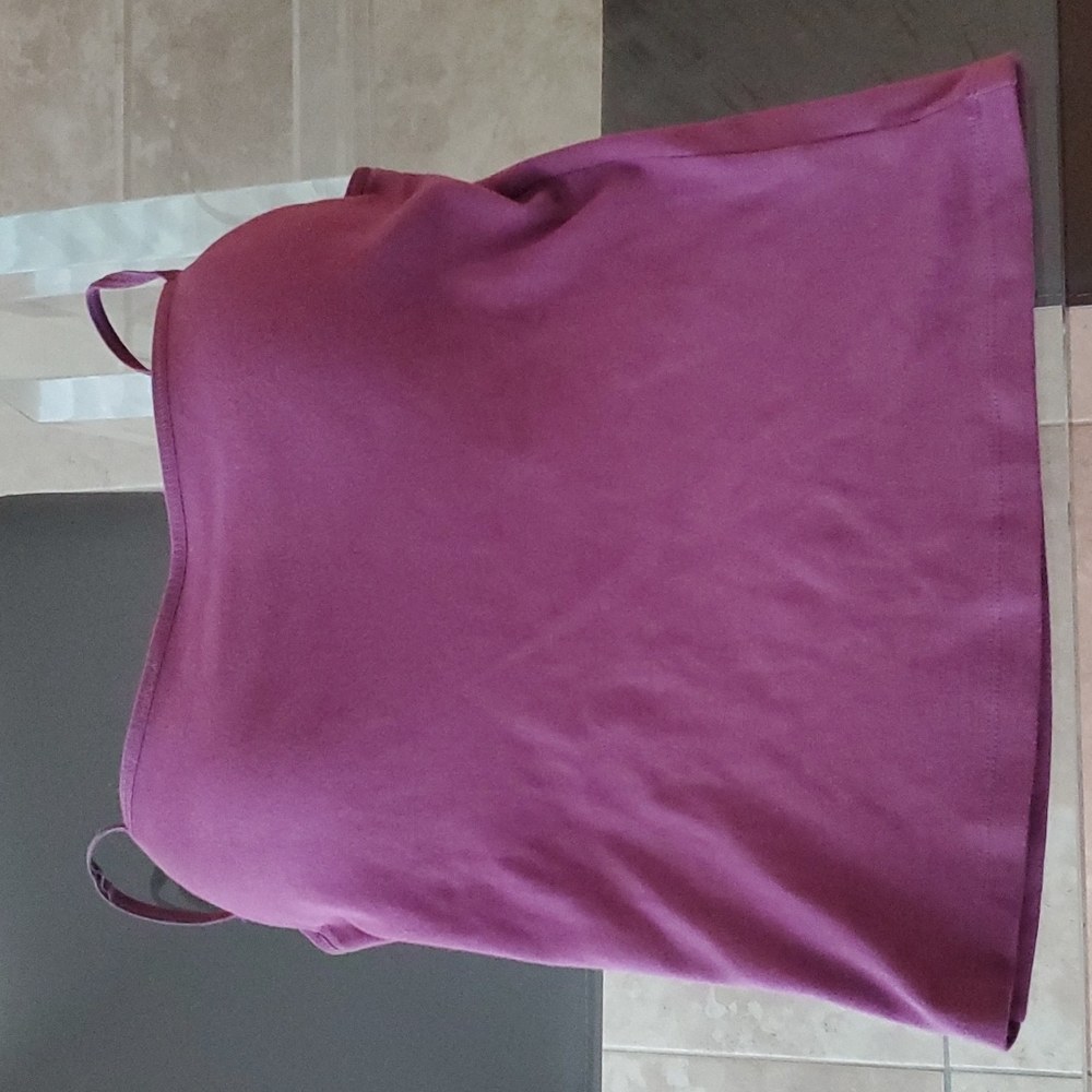 One Step Up purple tank with built in cups